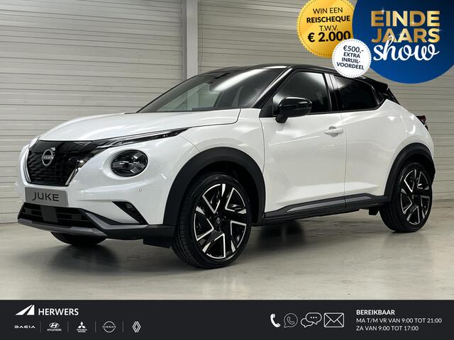 Nissan JUKE 1.6 Hybrid N-Design / ¤ 3.500,- EINDEJAARSVOORDEEL / Nieuw uit Voorraad Leverbaar / Cold Pack Light /
