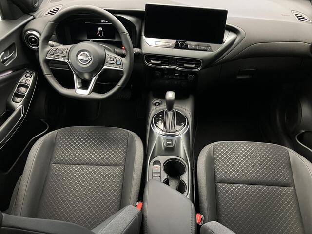 Nissan JUKE 1.6 Hybrid N-Sport / ¤4.500,- Nissan Voorraadvoordeel / Nieuw uit voorraad leverbaar / Stoel- en Stuurverwarming / Verwarmde Voorruit / Adaptive Cruise Control / 360 Graden Camera / Dodehoek Detectie / Navigatie /