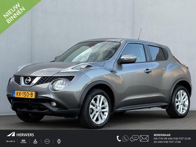 Nissan JUKE 1.2 DIG-T S/S N-Connecta / Dealer onderhouden / Voorstoelen Verwarmd / Cruise Control / Climate Control / Achteruitrijcamera / Keyless Entry / Lederen Bekleding / Start/Stop Systeem /