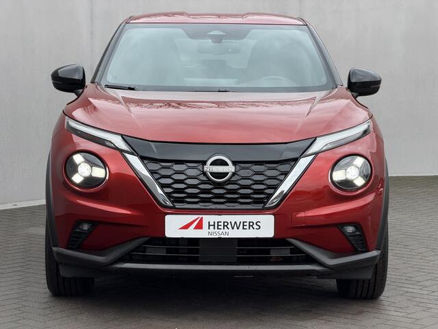 Nissan JUKE 1.6 Hybrid N-Connecta / Automaat / Fabrieksgarantie tot 05-2028 / Navigatie / Camera / PDC / Stoel & Stuurwielverwarming / Apple Carplay & Android Auto / Cruise / Clima / DAB /