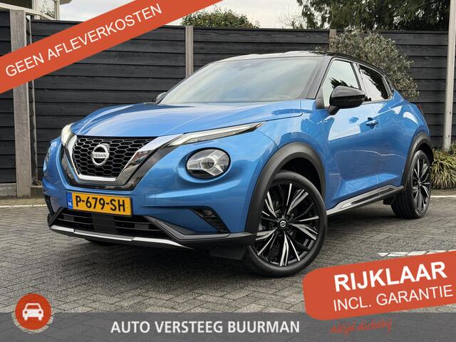 Nissan JUKE N-Design 1.0 DIG-T 115PK DCT Automaat Navigatie, Achteruitrijcamera, Keyless, Bose, Leder, Parkeersensoren