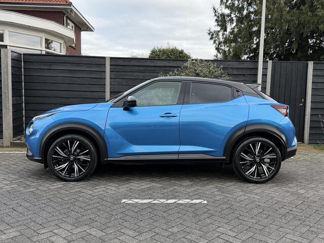 Nissan JUKE N-Design 1.0 DIG-T 115PK DCT Automaat Navigatie, Achteruitrijcamera, Keyless, Bose, Leder, Parkeersensoren