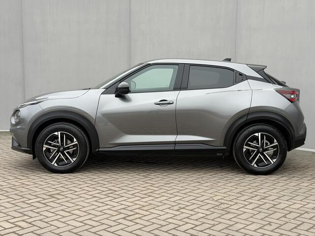 Nissan JUKE 1.0 DIG-T N-Connecta / Fabrieksgarantie tot 4-2028 / Navigatie / Camera / Stoel Verwarming / Stuurwiel Verwarming / Apple Carplay & Android Auto / Cruise Control / Clima / PDC /