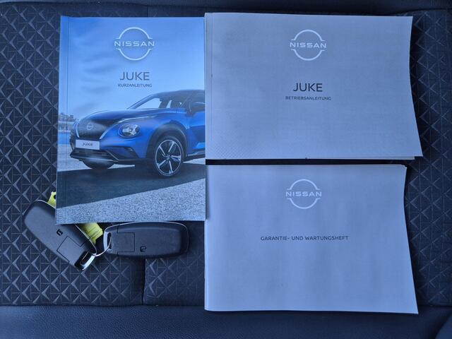 Nissan JUKE 1.6 Hybrid N-Connecta Automaat / Fabrieksgarantie tot 05-2028 / Cold Pack / Achteruitrijcamera / Apple Carplay Android Auto / Keyless Entry/Start / Cruise control / Parkeersensoren voor en achter / Draadloze telefoon lader /
