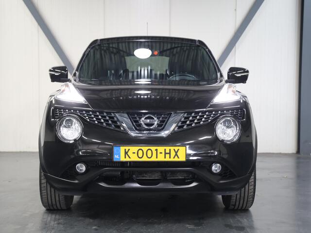 Nissan JUKE 1.2 116PK DIG-T S/S Tekna | Climate Control | Cruise Control | Camera | Bluetooth | Lederen Bekleding | Dodehoek Detectie | Keyless | Xenon | Stoelverwarming | Isofix | Privacy Glass |
