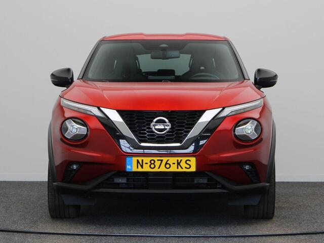 Nissan JUKE 1.0 DIG-T N-Design | Rondomzicht camera | Stoelverwarming | Trekhaak | BOSE audio | Navigatie | Climate control | Half leder |