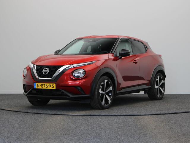 Nissan JUKE 1.0 DIG-T N-Design | Rondomzicht camera | Stoelverwarming | Trekhaak | BOSE audio | Navigatie | Climate control | Half leder |