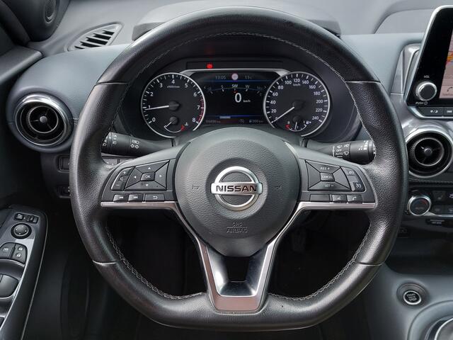 Nissan JUKE 1.0 DIG-T 115pk Business Edition | Navi | Apple Carplay+Android Auto | Clima | Cruise | Led Koplampen | Keyless Entry | Pdc V+A+Camera | Rijstrook+Licht+Regensensor | Privacy Glass | 17''lm