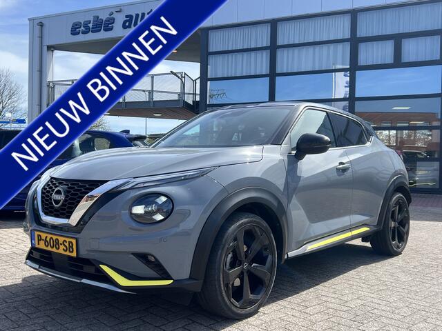 Nissan JUKE 1.0 DIG-T Kiiro Navigatie Trekhaak Camera Carplay Led Koplampen19 Inch Parkeersensoren Sportstoelen Getint Glas NL Auto