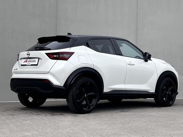 Nissan JUKE 1.0 DIG-T Tekna Automaat / Cold Pack / Leder / Navigatie / Camera 360° / Stuur- en stoelverwarming / Voorruitverwarming / Apple Carplay Android / 19" LM + All Season banden /
