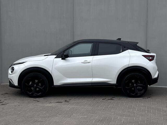 Nissan JUKE 1.0 DIG-T Tekna Automaat / Cold Pack / Leder / Navigatie / Camera 360° / Stuur- en stoelverwarming / Voorruitverwarming / Apple Carplay Android / 19" LM + All Season banden /