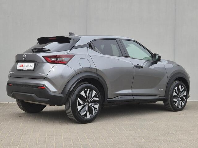 Nissan JUKE 1.6 Hybrid N-Connecta / Fabrieksgarantie tot 05-2028<100.000 / Navigatie via Apple Carplay of Android Auto / Achteruitrijcamera / Cruise control / Parkeersensoren achter / Elektrische ramen voor en achter / Climate control /
