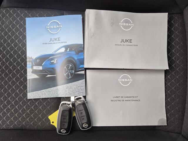 Nissan JUKE 1.6 Hybrid N-Connecta / Fabrieksgarantie tot 05-2028<100.000 / Navigatie via Apple Carplay of Android Auto / Achteruitrijcamera / Cruise control / Parkeersensoren achter / Elektrische ramen voor en achter / Climate control /