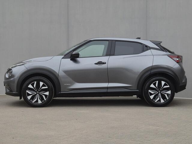 Nissan JUKE 1.6 Hybrid N-Connecta / Fabrieksgarantie tot 05-2028<100.000 / Navigatie via Apple Carplay of Android Auto / Achteruitrijcamera / Cruise control / Parkeersensoren achter / Elektrische ramen voor en achter / Climate control /