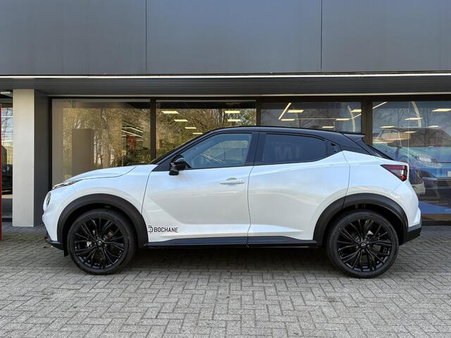 Nissan JUKE 1.6 Hybrid N-Design DEMO | Climate Control | Verwarmbaar stuurwiel | Stoelverwarming | Adaptieve Cruise Control | Voorruitverwarming | Navigatiesysteem | Achteruitrijcamera | Fabrieksgarantie
