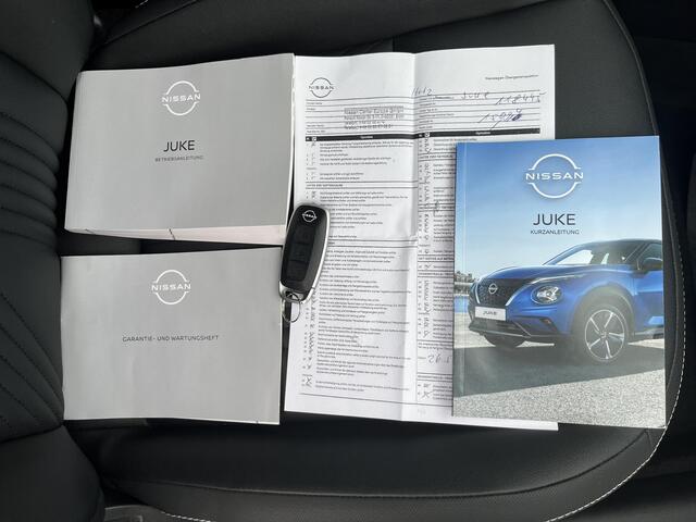 Nissan JUKE 1.0 DIG-T Tekna Automaat / Dode Hoek Detectie / Stuur-, Stoel- en Voorruitverwarming / Apple Carplay&Android Auto / 360 Camera / Cold Pack / Adaptief Cruise Control /