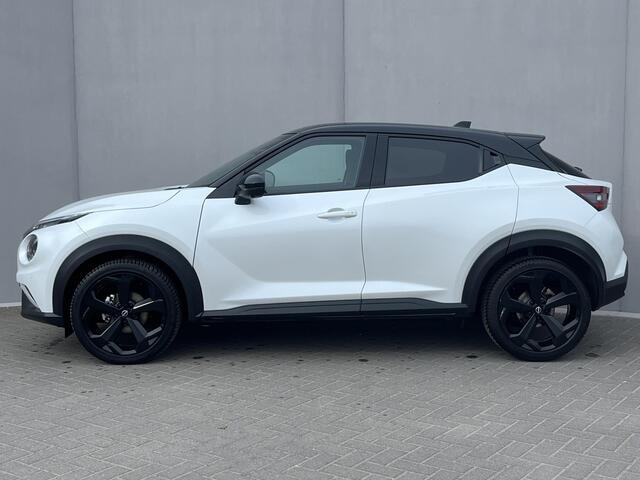 Nissan JUKE 1.0 DIG-T Tekna Automaat / Dode Hoek Detectie / Stuur-, Stoel- en Voorruitverwarming / Apple Carplay&Android Auto / 360 Camera / Cold Pack / Adaptief Cruise Control /
