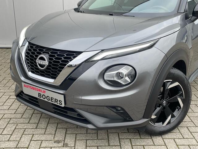 Nissan JUKE 1.0 DIG-T N-Connecta Automaat Navigatie, Climate Control, Half Leder, LED, 17"Lm, Stoel/Stuurverwarming, Achteruitrijcamera