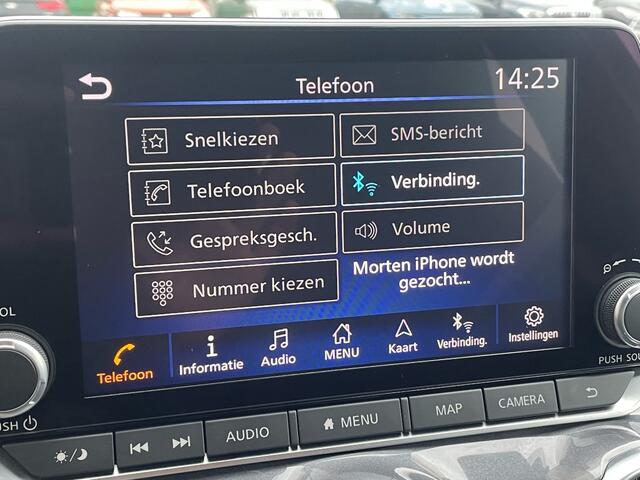 Nissan JUKE 1.0 DIG-T N-Connecta Automaat Navigatie, Climate Control, Half Leder, LED, 17"Lm, Stoel/Stuurverwarming, Achteruitrijcamera