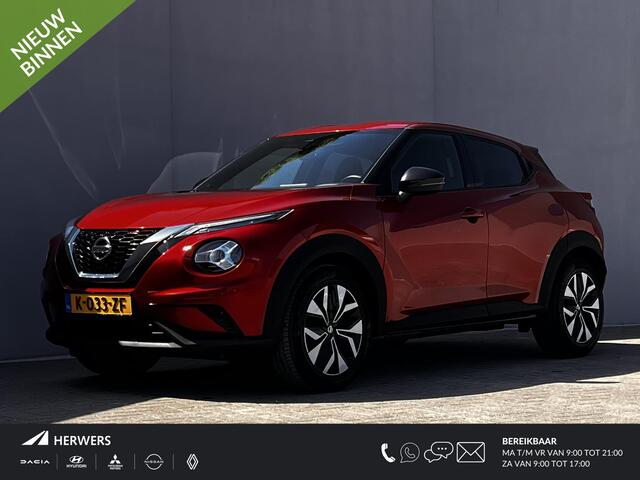 Nissan JUKE 1.0 DIG-T N-Connecta / NL auto / Dealer onderhouden / Trekhaak 1.250 kg / Achteruitrijcamera / Parkeersensoren V+A / Navigatie / Apple Carplay Android / Climate Control /