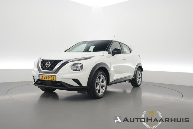 Nissan JUKE 1.0 DIG-T Acenta | Trekhaak | Cruise Contr. | Camera | Apple CarPlay & Android Auto | PDC+A | Stoelverw.