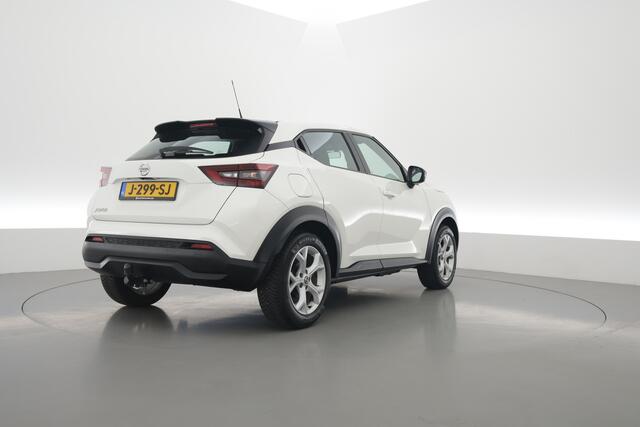Nissan JUKE 1.0 DIG-T Acenta | Trekhaak | Cruise Contr. | Camera | Apple CarPlay & Android Auto | PDC+A | Stoelverw.