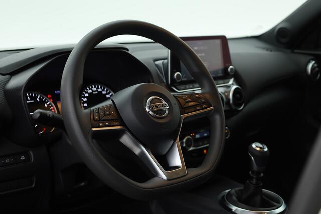 Nissan JUKE 1.0 DIG-T Acenta | Trekhaak | Cruise Contr. | Camera | Apple CarPlay & Android Auto | PDC+A | Stoelverw.