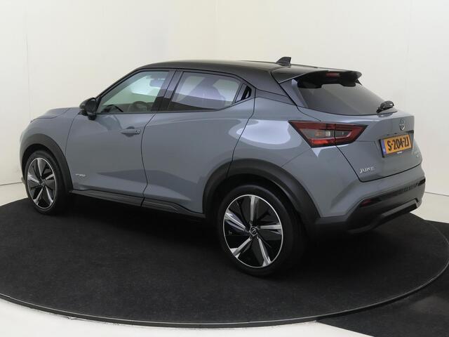 Nissan JUKE 1.6 Hybrid N-Design | airco automatisch | Apple Carplay/Android Auto | Autonomous Emergency Braking | cruise control | lederen interieurdelen | LED koplampen | lichtmetalen velgen 19" | navigatiesysteem full map |
