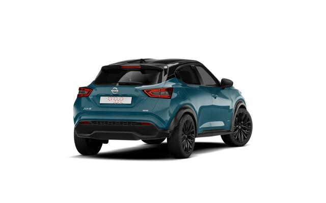 Nissan JUKE Pulse Hybrid 143 | "Interior Pack Plus" - donkerblauw kunstleer + gemêleerde inzetstukken | Blind Spot (Warning & Intervention) | Draadloze Apple Carplay® & Android Auto®