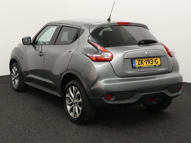 Nissan JUKE 1.2 DIG-T S/S N-Connecta Achteruitrijcamera, Bluetooth, Cruise control, Keyless entry, Lederen bekleding, Buitenspiegels elektrisch verstel- en verwarmbaar