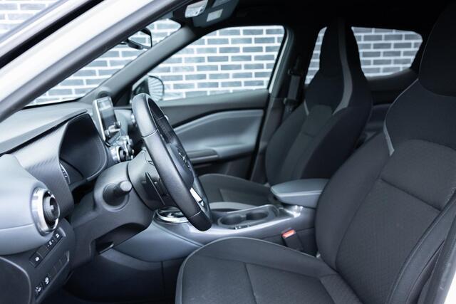 Nissan JUKE 1.0 DIG-T 114 DCT-7 Enigma | Two-Tone | Achteruitrijcamera | Parkeersensoren | Keyless Entry | Stoelverwarming | LED Koplampen | Cruise Control | Lichtmetalen Velgen 19 inch | Navigatie | Apple Carplay | Android Auto