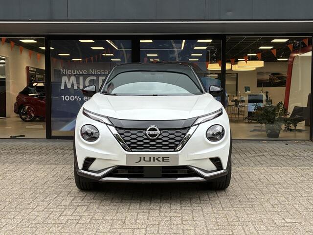 Nissan JUKE 1.0 DIG-T N-Design NIEUW UIT VOORRAAD LEVERBAAR | Verwarmbaar stuurwiel | Voorruitverwarming | Stoelverwarming | Navigatiesysteem | Apple CarPlay & Android Auto | Parkeersensoren voor- en achter | Climate Control | 10 jaar fabrieksgarantie