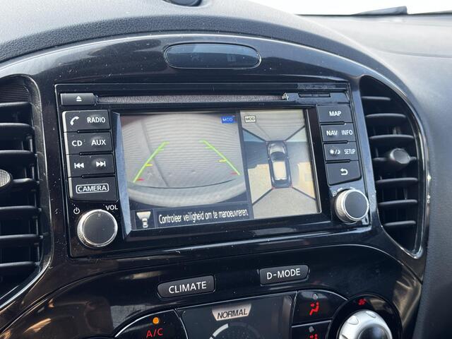 Nissan JUKE 1.6 Tekna / Elektrisch Schuif-/Kanteldak / Panoramadak / Navigatie / Achteruitrijcamera Rondomzicht / Cruise Control / Climate Control / Bluetooth / Stoelverwarming / Lane Assist / Keyless / DAB /