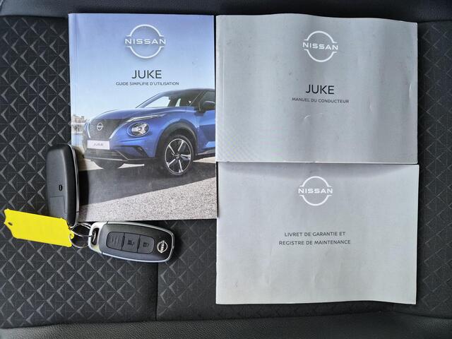 Nissan JUKE 1.6 Hybrid N-Connecta / Fabrieksgarantie tot 03-2027 / Dealer onderhouden / Cruise control / Navigatie via Apple Carplay Android Auto / Achteruitrijcamera / Parkeersensoren voor en achter / Climate control / Keyless Entry/Start /