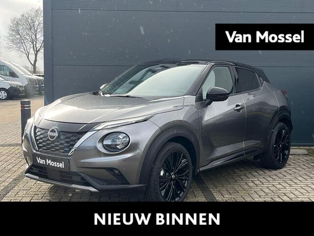 Nissan JUKE 1.6 Hybrid N-Sport 143PK | Rijklaarprijs! 6000 EURO KORTING! | Automaat | 360 Camera | Adaptieve Cruise Control | Stoel- en Stuurverwarming | Dodehoekdetectie | Apple CarPlay & Android Auto | Nieuw uit voorraad leverbaar!