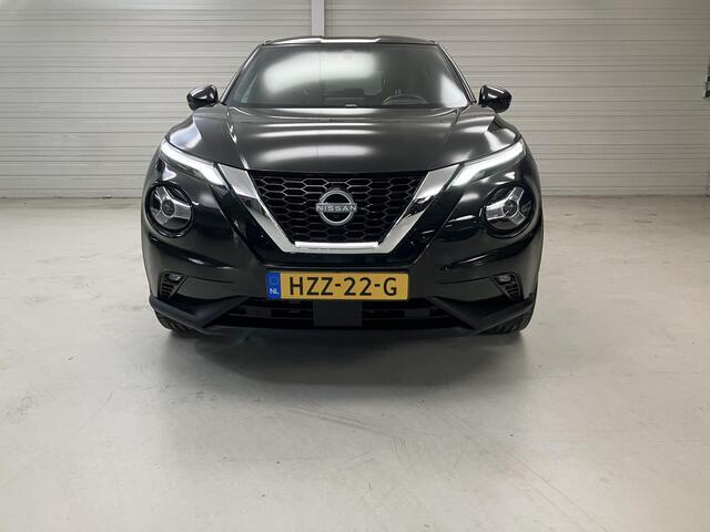 Nissan JUKE 1.6 Hybrid Tekna / Dealer Onderhouden / Apple CarPlay/Android Auto / Lederen bekleding / 19 Inch Wielen / Bose Audio / 360 Graden Camera / Adaptive Cruise Control / Climate Control / Dodehoek Detectie /