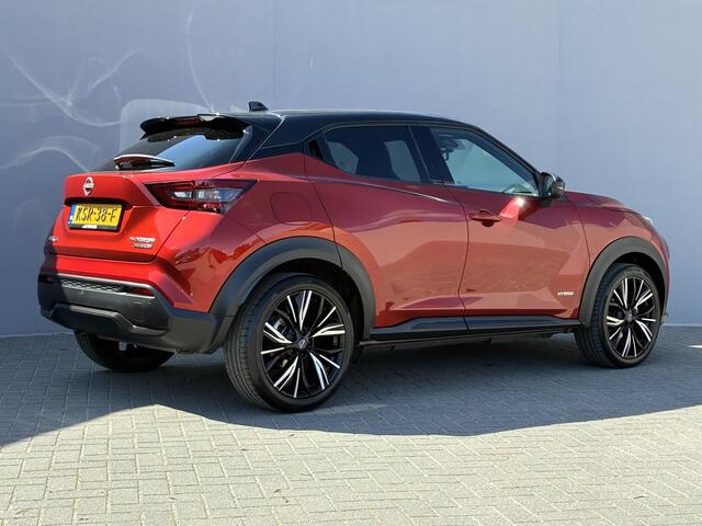 Nissan JUKE 1.6 Hybrid N-Design / Alcantara/Lederen bekleding/ Cold Pack / Achteruitrijcamera / Cruise Control / Navigatie d.m.v. Apple Carplay/Android Auto /