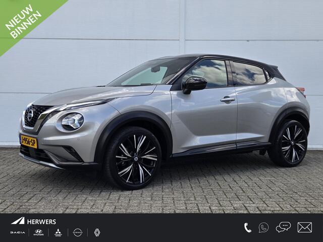 Nissan JUKE 1.0 DIG-T N-Design / Navigatie / Leder/Alcantara Bekleding / Trekhaak / Bose Personal Audio / Cruise Control / Camera / Climate Control / Stoelverwarming /