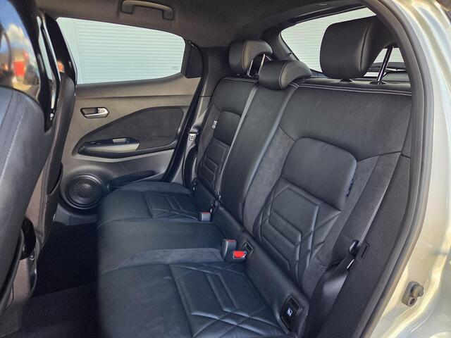 Nissan JUKE 1.0 DIG-T N-Design / Navigatie / Leder/Alcantara Bekleding / Trekhaak / Bose Personal Audio / Cruise Control / Camera / Climate Control / Stoelverwarming /