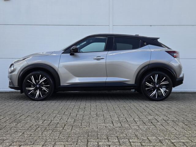Nissan JUKE 1.0 DIG-T N-Design / Navigatie / Leder/Alcantara Bekleding / Trekhaak / Bose Personal Audio / Cruise Control / Camera / Climate Control / Stoelverwarming /