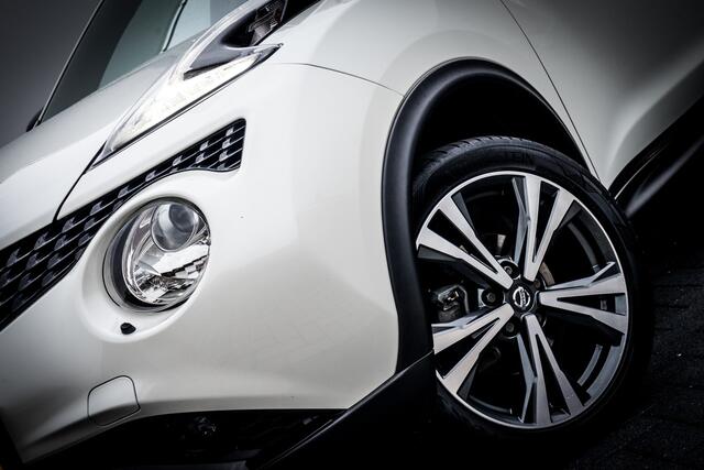Nissan JUKE 1.2 116 PK DIG-T S/S N-Connecta | Ned Auto | Trekhaak | Hoge Zit | Clima | Cruise | Navigatie | | Camera | Keyless | Stuur leder | Keyless start | Dab Audio | Lmv 17"inch |