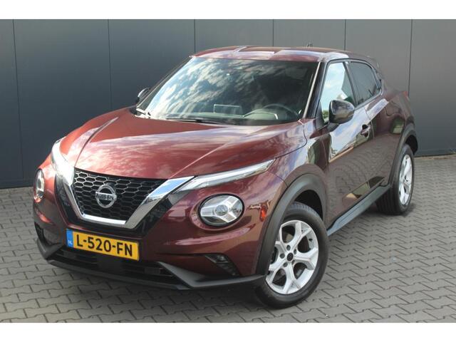 Nissan JUKE 1.0 DIG-T N-Connecta | Incl. 12 maanden garantie | Parkeercamera | Parkeersensoren | Cruise control | Climate control | Bluetooth | Airco | Lichtmetalen velgen | DAB