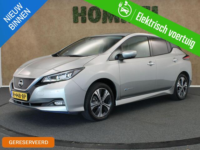 Nissan LEAF e+ Tekna 62 kWh -ORIGINEEL NEDERLANDSE AUTO - AFKOMSTIG VAN 1E EIGENAAR - 62 KWH - TREKHAAK - LEDER/ ALCANTARA BEKELDING - VOORSTOELEN VERWARMD - STUUR VERWARMD - BOSE AUDIO - 2 LAADKABELS - NAVIGATIE - DODEHOEK DETECTIE -