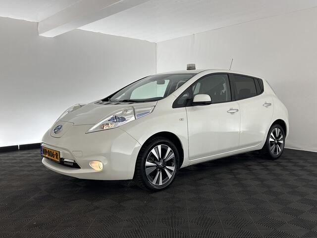 Nissan LEAF Tekna 30 kWh (INCL.BTW) Aut. *FULL-LEATHER | FULL-LED | BOSE-SURROUND | TOP-VIEW | KEYLESS | NAVI-FULLMAP | ECC | COMFORT-SEATS | 17"ALU*