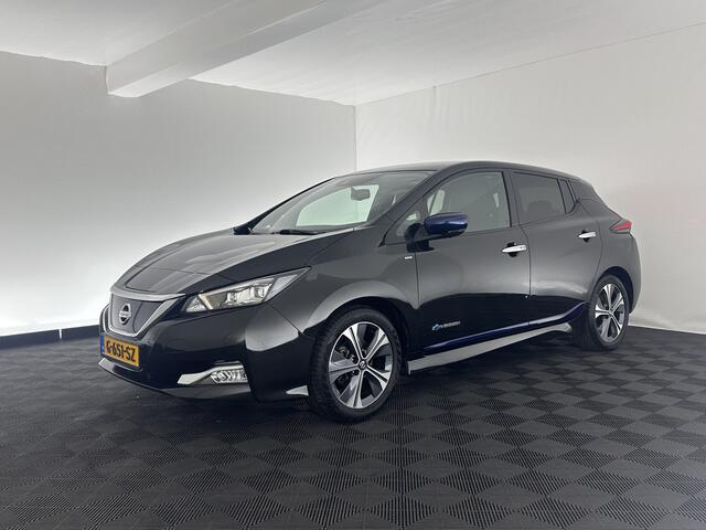 Nissan LEAF Tekna 40 kWh (INCL.BTW) Aut. *1/2LEATHER | FULL-LED | BOSE-SURROUND | ADAPTIVE-CRUISE | TOP-VIEW | KEYLESS | NAVI-FULLMAP | BLINDSPOT | DAB+ | ECC | PDC | HEATED-COMFORT-SEATS | TOWBAR | DIGI-COCKPIT | 17