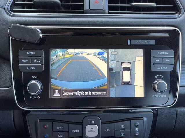 Nissan LEAF Tekna 40 kWh / Stuur- en Stoelverwarming voor en achter / Adaptieve Cruise Control / Bose Premium Audio / 360° Camera / Keyless Entry & Start / Parkeersensoren voor en achter / Bluetooth / DAB Radio /