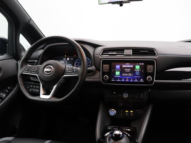 Nissan LEAF e+ Tekna 62 kWh | 385km WLTP | Accu Score 93% | Stuur en Stoelverwarming | Full Led Koplampen | Volledig Lederen Bekleding |