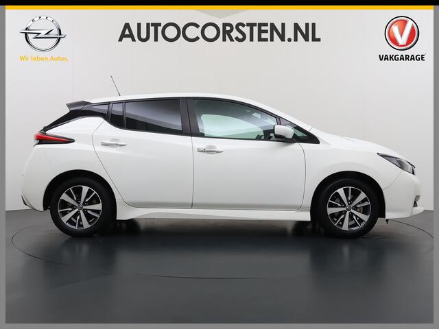 Nissan LEAF Acenta 40kWh Navi Camera Adap.Cruise Apple Carplay Android Ecc SOH 88% DAB Stuur-Stoel-Achterbankverwarming Lmv Privacy Glas Rijstrooksensor Origineel Nederlandse Auto 1e Eigenaar