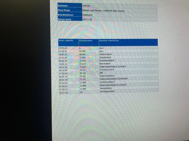 Nissan LEAF Acenta 40 kWh - Carplay, Navi, Cruise, Camera, Clima, Stoelverw.