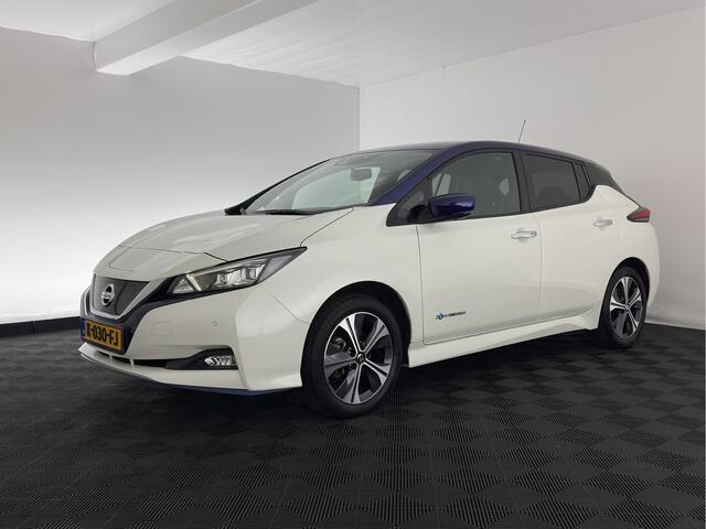 Nissan LEAF e+ Tekna 62 kWh {SOH-95%} (INCL-BTW) *Aut.*LEATHER-MICROFIBRE | FULL-LED | ADAPTIVE-CRUISE | BOSE-AUDIO | TOP-VIEW | DAB | KEYLESS | NAVI-FULLMAP | DAB | HEATED-COMFORTSEATS | BLIND-SPOT | PRIVACY-GLASS | 17''ALU*